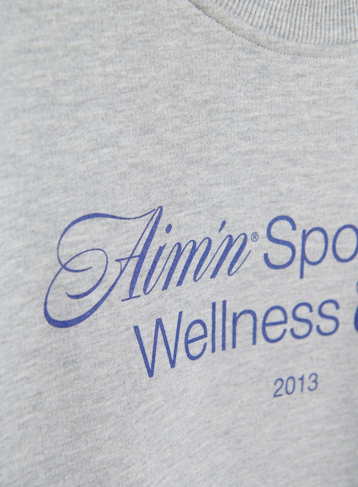 Grey Melange Wellness Sweatshirt