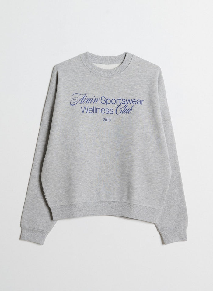 Grey Melange Wellness Sweatshirt