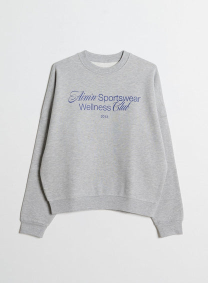 Grey Melange Wellness Sweatshirt