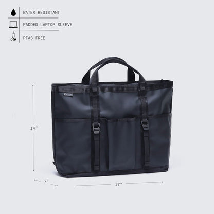 The Grocery 28L tote in Matte black measurements