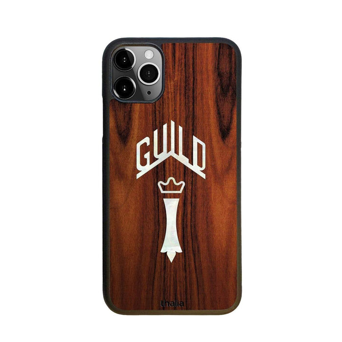 GuildbyThalia Phone Case Santos Rosewood & Guild Chesterfield Pearl Logo | Phone Case iPhone 11 Pro Max
