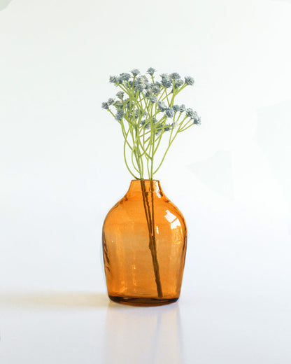 Haley Handblown Hammered Bud Vase