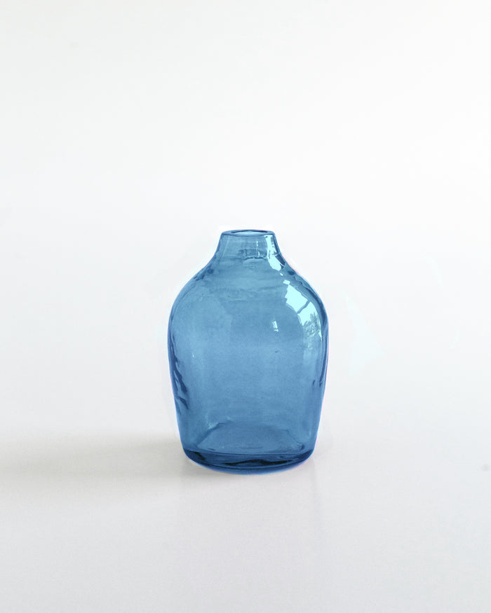 Haley Handblown Hammered Bud Vase