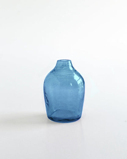 Haley Handblown Hammered Bud Vase