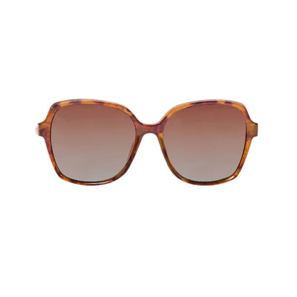 Mary Square Haley Polarized Sunglasses | Tortoise
