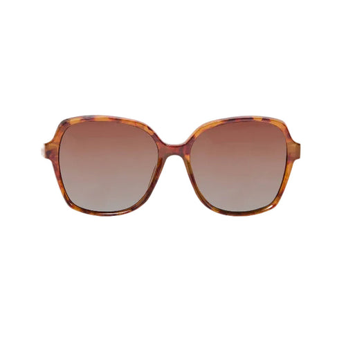 Mary Square Haley Polarized Sunglasses | Tortoise