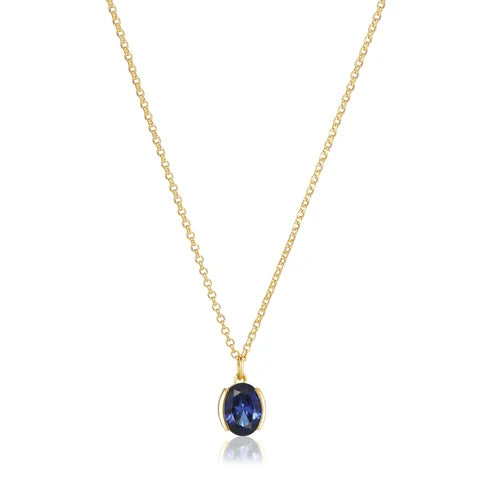 Halsketten Ellisse Carezza - SJ-N2353-BLCZ-YG