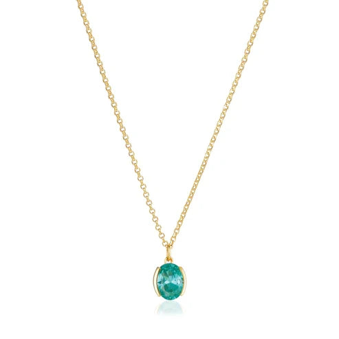 Halsketten Ellisse Carezza - SJ-N2353-TQCZ-YG