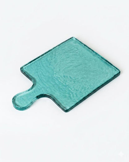 Hammered Glass Square Serving Boards