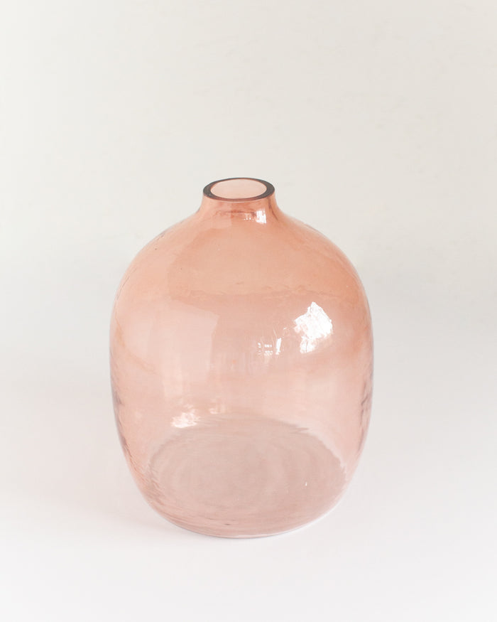 Handblown Hammered Glass Hebron Vase