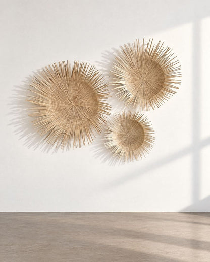 Handwoven Palm Sunburst Wall Hanging | Malawi