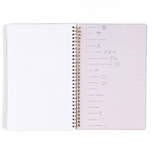 Church Notes Co. Happy Daisy Bible Study Notebook with Maps - Callie Danielle