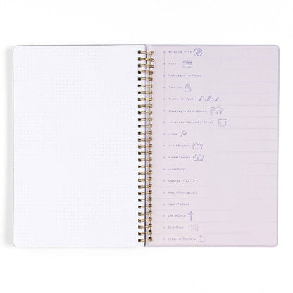Church Notes Co. Happy Daisy Bible Study Notebook with Maps - Callie Danielle