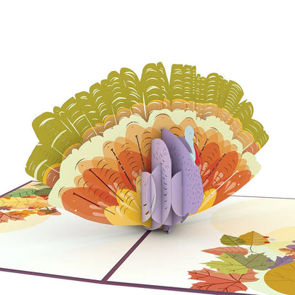 Harvest Turkey Pop Up Card - Zero Point Crystals