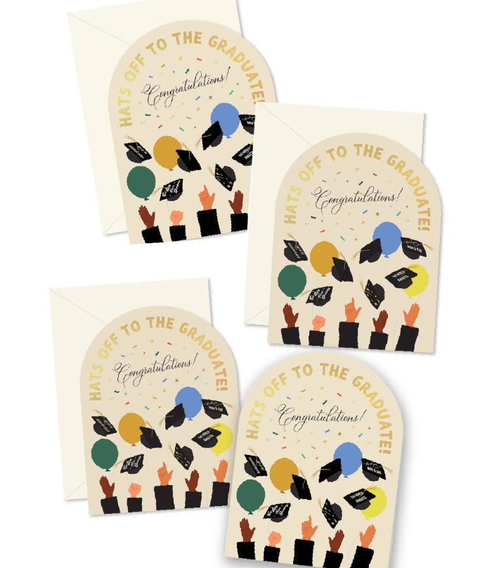 Ginger P. Designs Hats Off Graduation Arch Greeting Cards Boxed Set