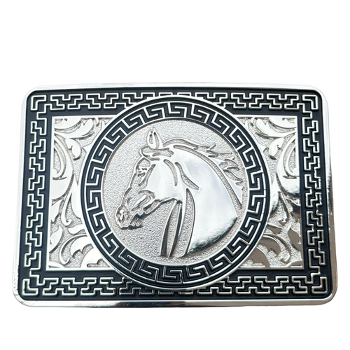 Hebilla Vaquera Silver Estilo Western