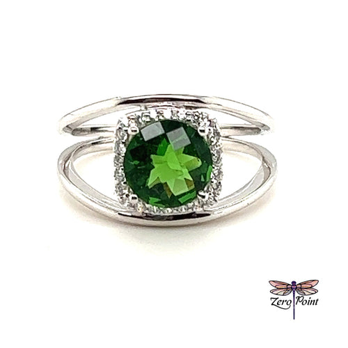 Helenite Ring 7618 - Zero Point Crystals