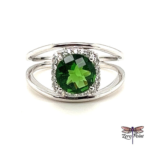 Helenite Ring 7618 - Zero Point Crystals