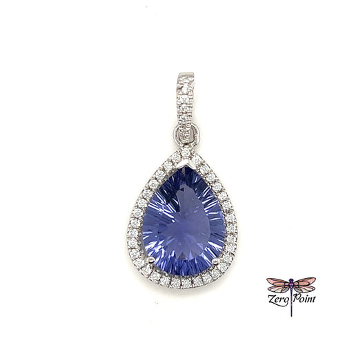 Helenite Teardrop Pendant 12x16mm - Zero Point Crystals