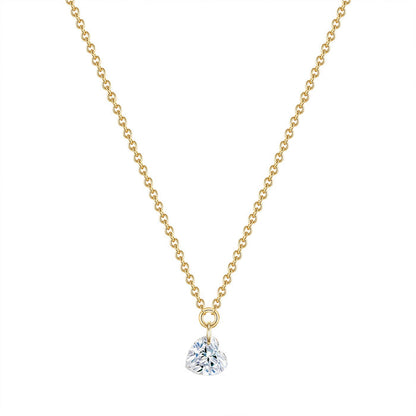 Herz Kette gold Topas