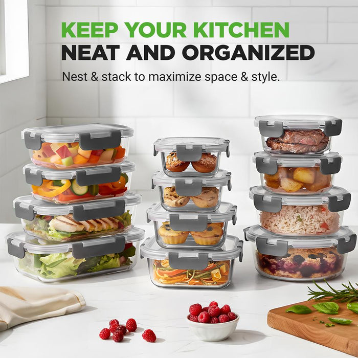 High Borosilicate Glass Food Container