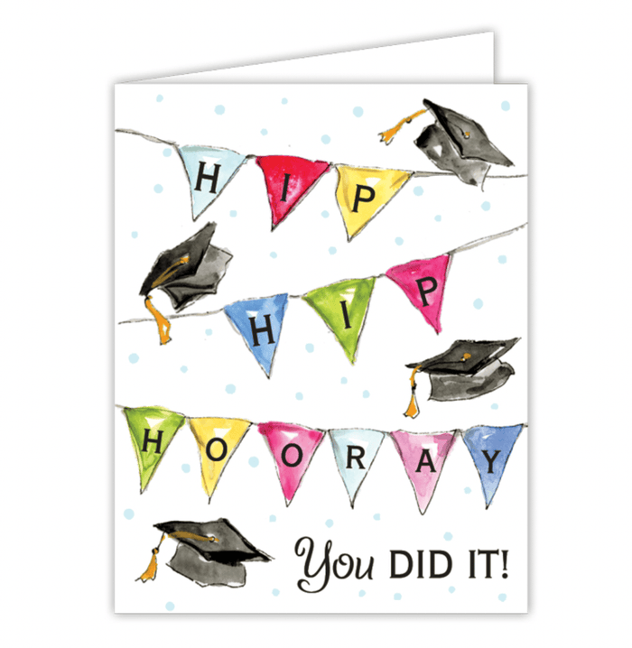 Rosanne Beck Hip Hip Hooray Grad Card