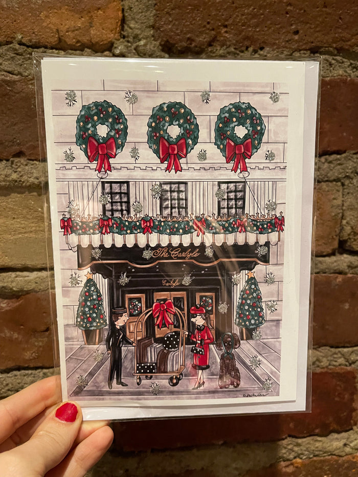 Holiday Carlyle Glitter Card