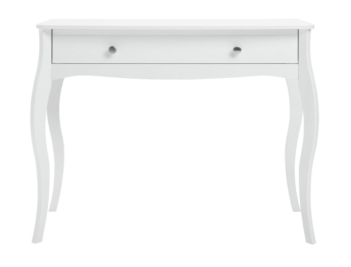 Home Amelie 1 Drawer Dressing Table - White | Stylish Makeup Station