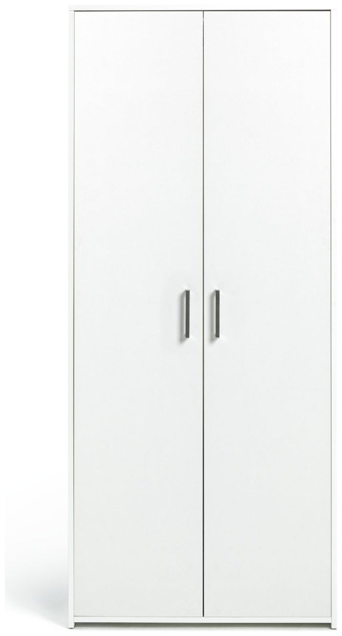 Home Oslo 2 Door Wardrobe - White | Scandinavian Interior Style