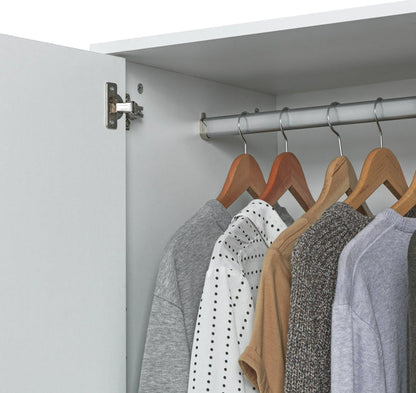 Home Oslo 2 Door Wardrobe - White | Scandinavian Interior Style