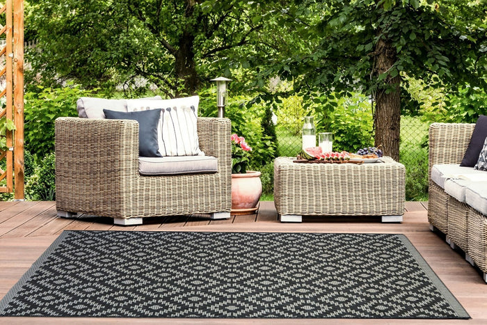 Homemaker Genesis Grey Indoor Outdoor Rug - 200X290