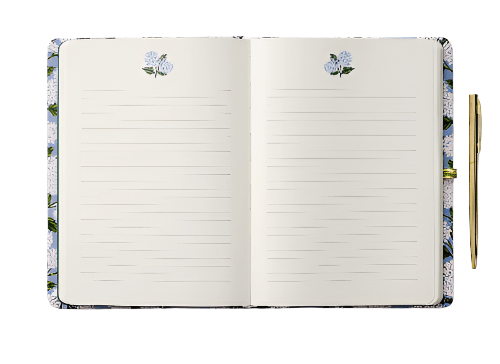 Rifle Paper Co. Hydrangea Journal with Pen