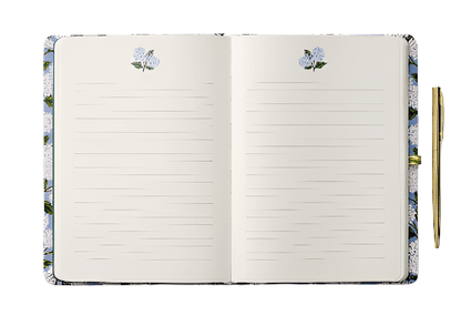 Rifle Paper Co. Hydrangea Journal with Pen