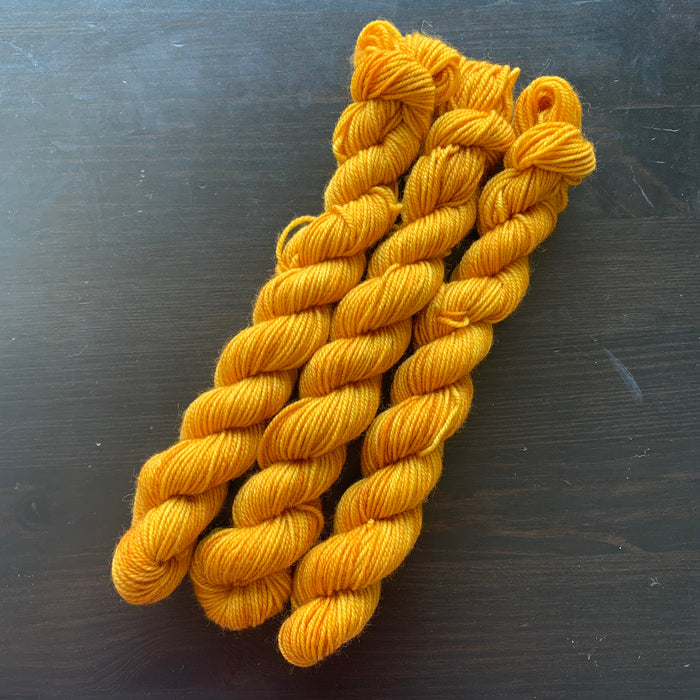 25 Gram Mini - Honey Mustard - Merino Nylon Sock
