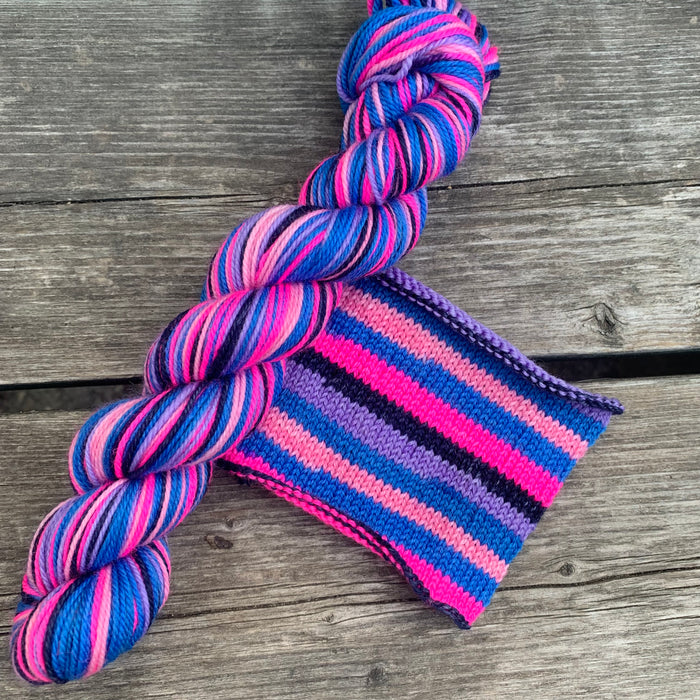 Deep Dive - Self Striping Merino Nylon Sock & DK