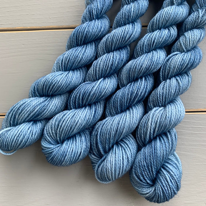 25 Gram Mini - Up In The Clouds - Merino Nylon Sock