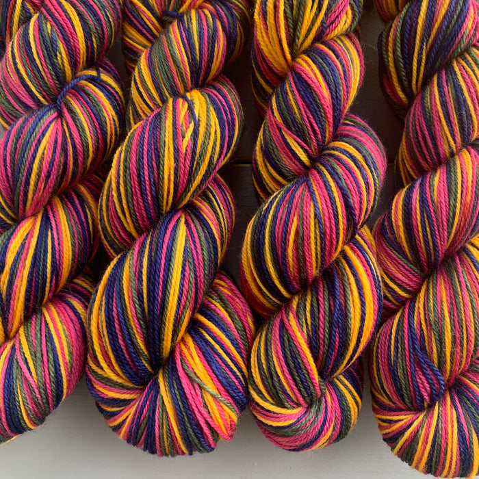 Rainy Day - Self Striping Merino Nylon Sock & DK