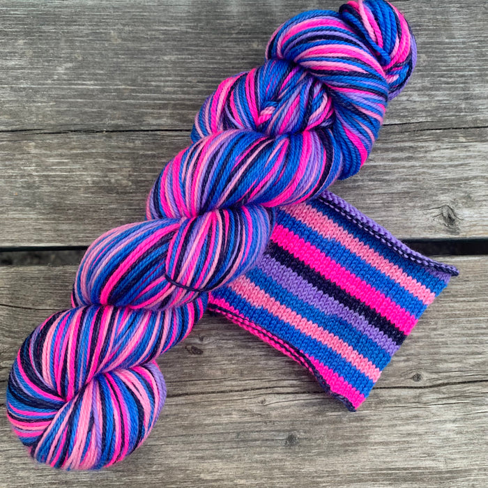 Deep Dive - Self Striping Merino Nylon Sock & DK