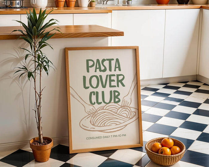 Kitchen Wall Art Set of 6, Italian Bar Cart Prints, Cin Cin Wine Posters, Pasta Lover Club Art, Happy Hour Dining Decor Bundle, DIGITAL