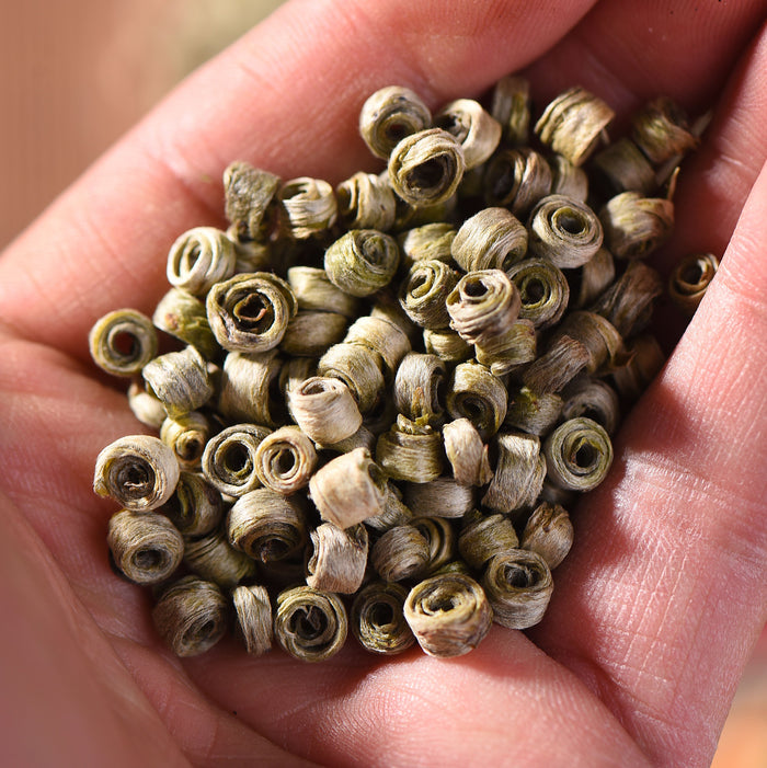 Jade Earrings * Superior Hand-Rolled White Tea | Yunnan Sourcing Tea Shop