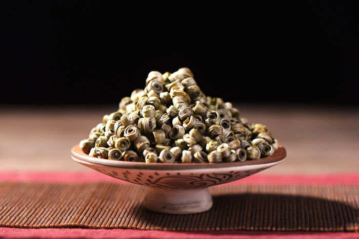 Jade Earrings * Superior Hand-Rolled White Tea | Yunnan Sourcing Tea Shop