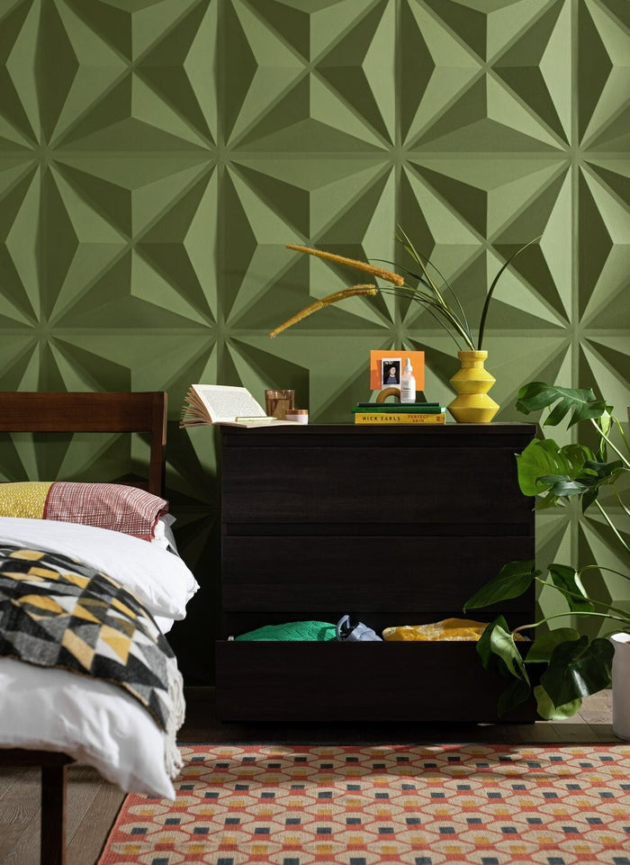 Jenson 3 Drawer Chest -Black Oak Effect | Dark Wood Look