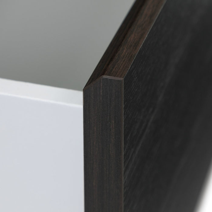 Jenson 3 Drawer Chest -Black Oak Effect | Dark Wood Look