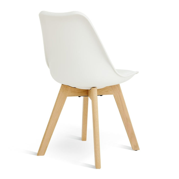Jerry Pair of Dining Chair - White | Modern Mealtime Seating