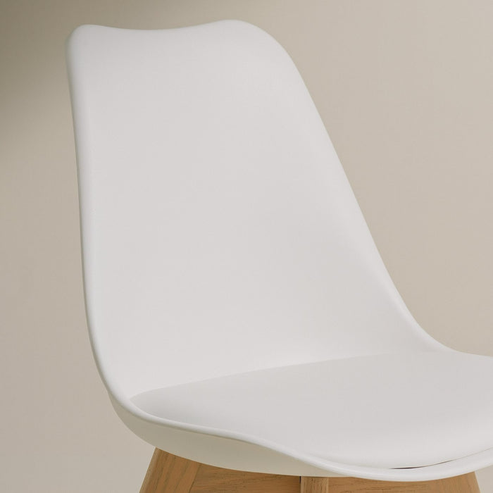 Jerry Pair of Dining Chair - White | Modern Mealtime Seating