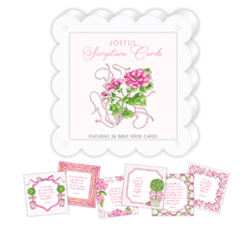 Rosanne Beck Paper Joy Cards Pink Floral with Frame 4x4