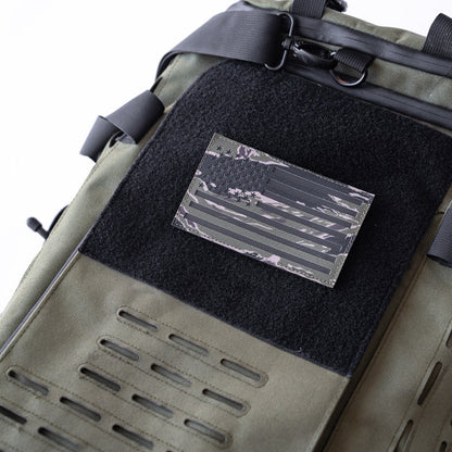 Jungle Tiger Stripe Camo IR American Flag Patch Set (35 Entries)