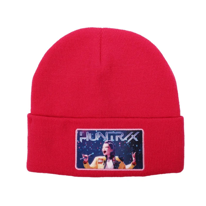 K-Pop Demon Hunters - Hunters Huntr/x Hot Pink Cuff Knit Beanie