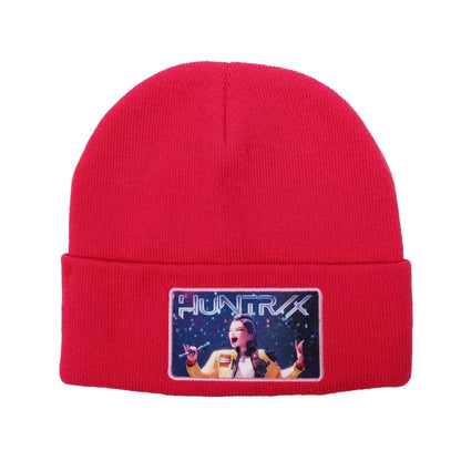 K-Pop Demon Hunters - Hunters Huntr/x Hot Pink Cuff Knit Beanie