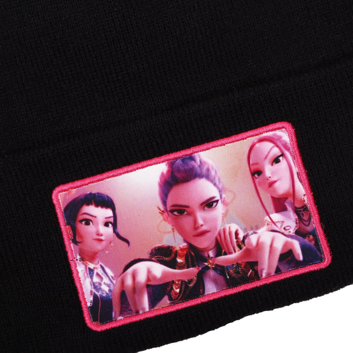 K-Pop Demon Hunters - Huntr/x Black Cuff Knit Beanie
